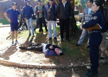 Transeúnte fue embestido por un taxista