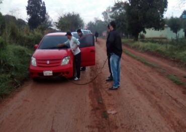 Encuentran auto robado en Presidente Franco