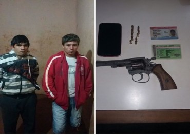 Dos detenidos por robo, en el barrio Carolina