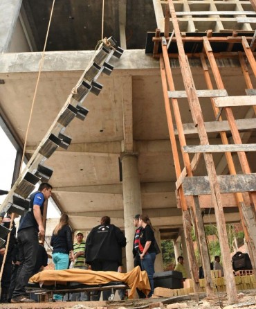 Cabo de acero que se soltó causó la caída y muerte de un herrero